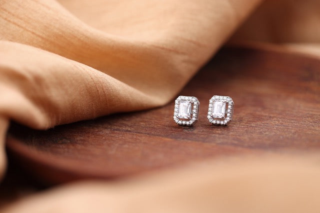 Square Stud Earrings