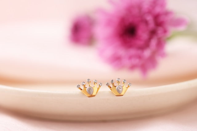Dazzling Tiara Earrings