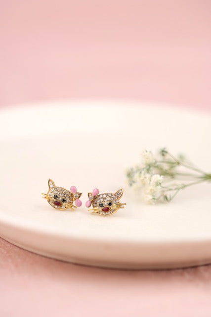 Precious Kitty Earrings