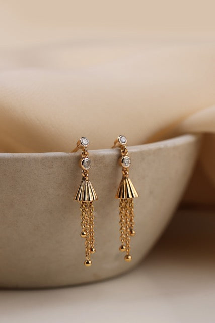 Drop Cones Earrings