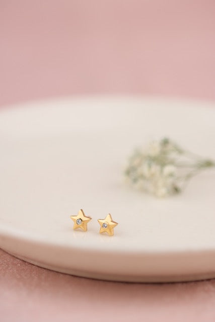 Kids North Star Earrings