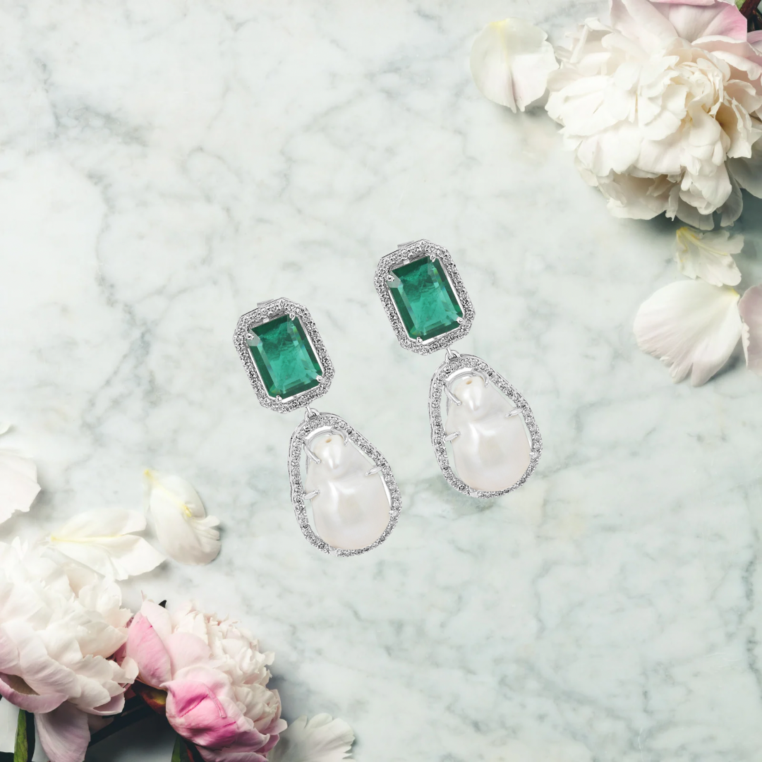 Statement Emerald Drops