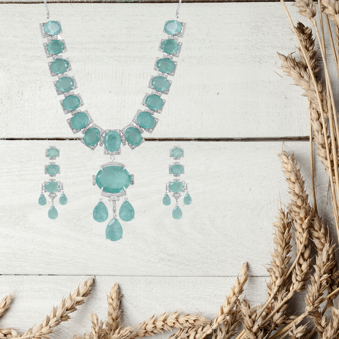 Whisper Necklace and Earrings