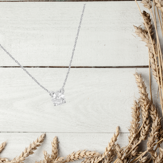 Classic Solitaire Necklace