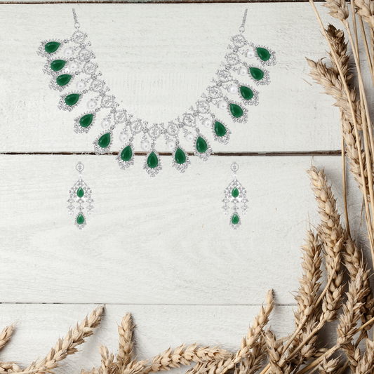 Meadow Necklace and Earrings