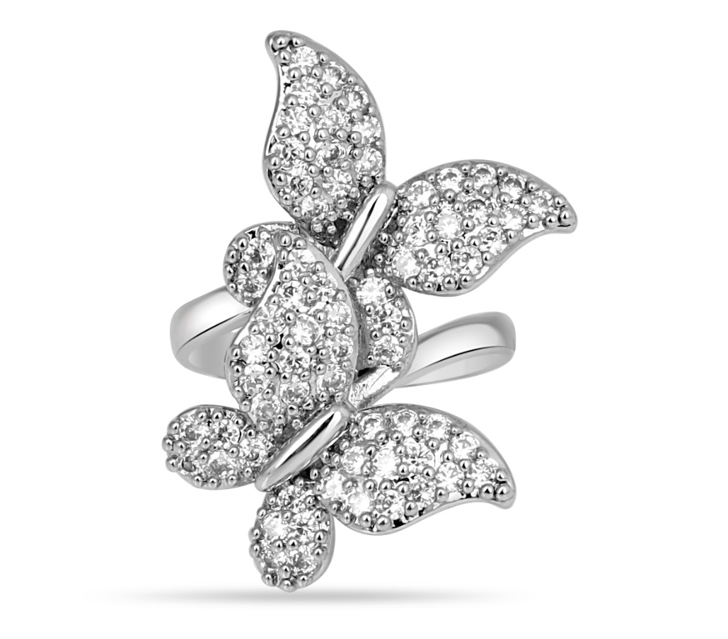 Double Butterfly Ring