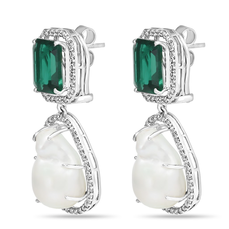 Statement Emerald Drops