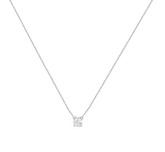 Classic Solitaire Necklace